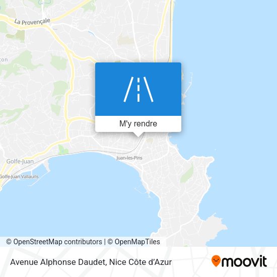 Avenue Alphonse Daudet plan