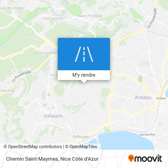 Chemin Saint-Maymes plan