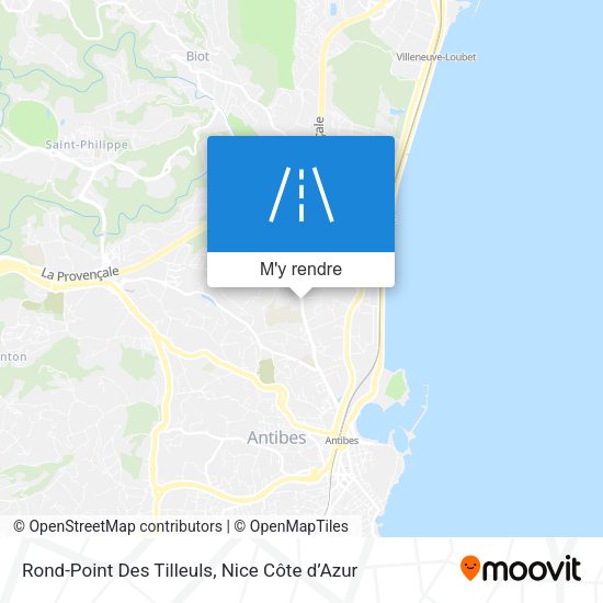Rond-Point Des Tilleuls plan