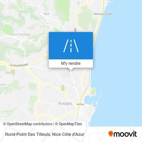 Rond-Point Des Tilleuls plan