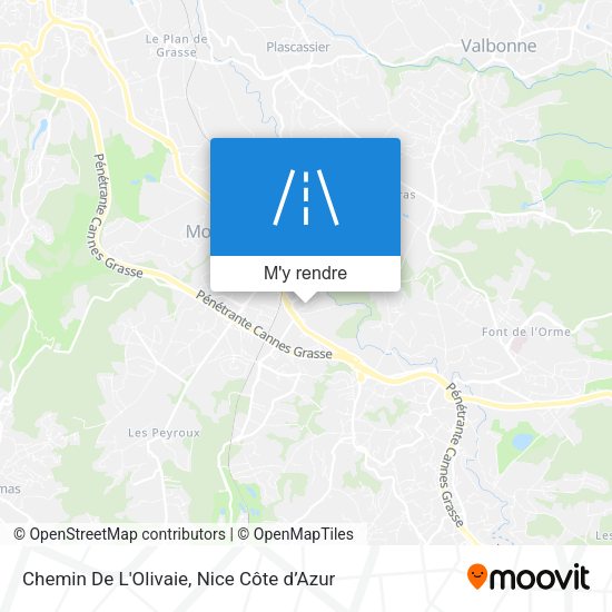 Chemin De L'Olivaie plan