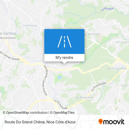 Route Du Grand Chêne plan