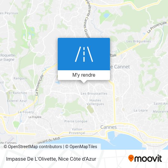 Impasse De L'Olivette plan