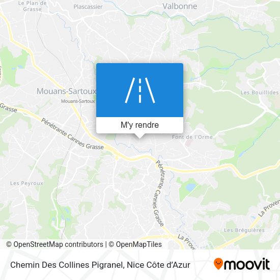 Chemin Des Collines Pigranel plan