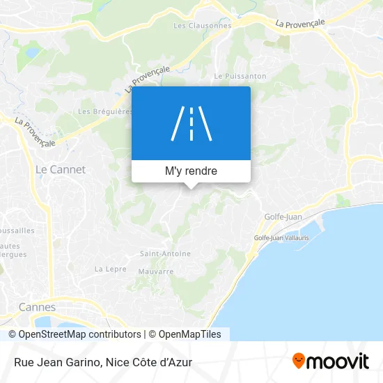 Rue Jean Garino plan