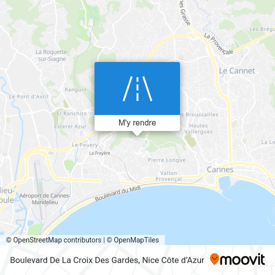 Boulevard De La Croix Des Gardes plan