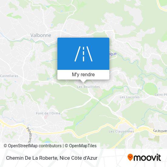 Chemin De La Roberte plan
