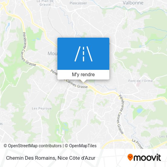 Chemin Des Romains plan