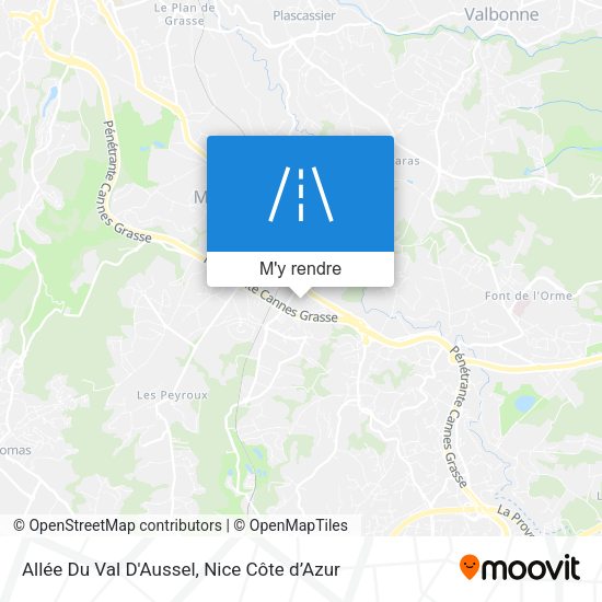 Allée Du Val D'Aussel plan
