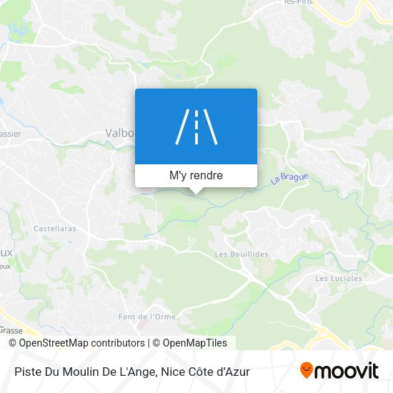 Piste Du Moulin De L'Ange plan