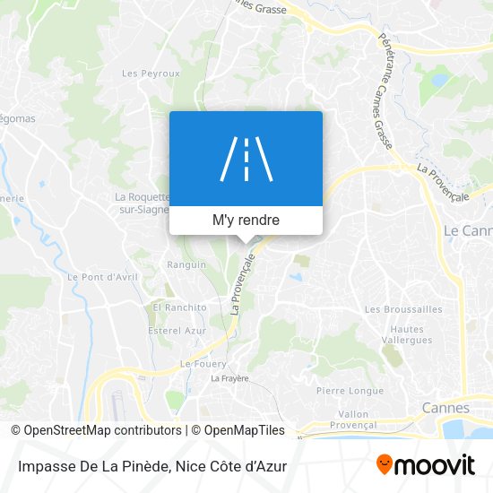 Impasse De La Pinède plan