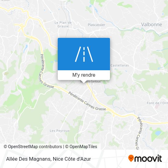 Allée Des Magnans plan