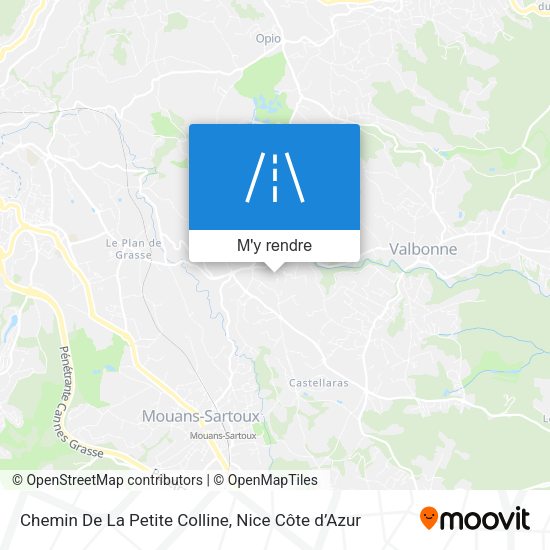 Chemin De La Petite Colline plan
