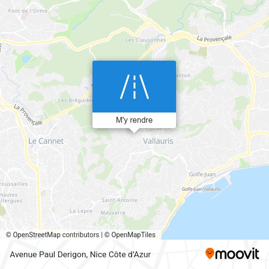 Avenue Paul Derigon plan