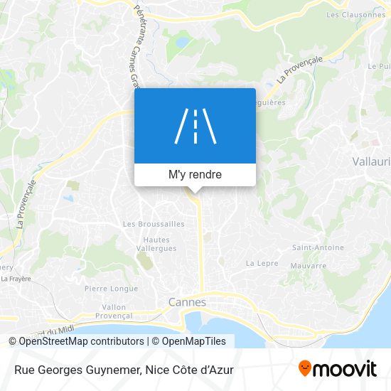 Rue Georges Guynemer plan