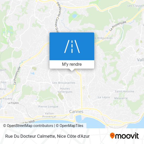 Rue Du Docteur Calmette plan