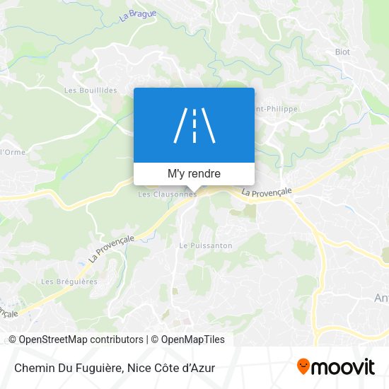 Chemin Du Fuguière plan