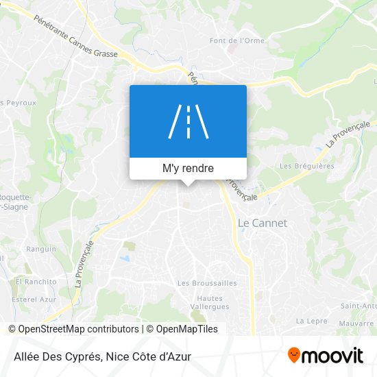 Allée Des Cyprés plan