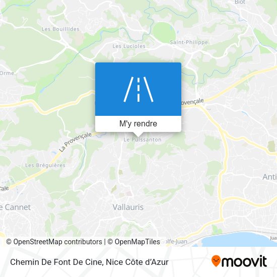 Chemin De Font De Cine plan