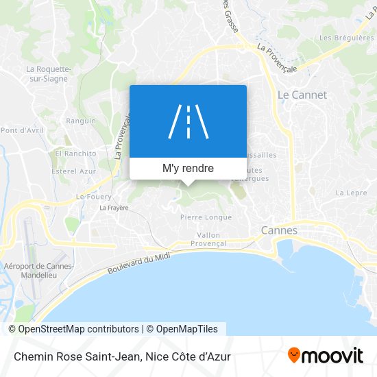 Chemin Rose Saint-Jean plan