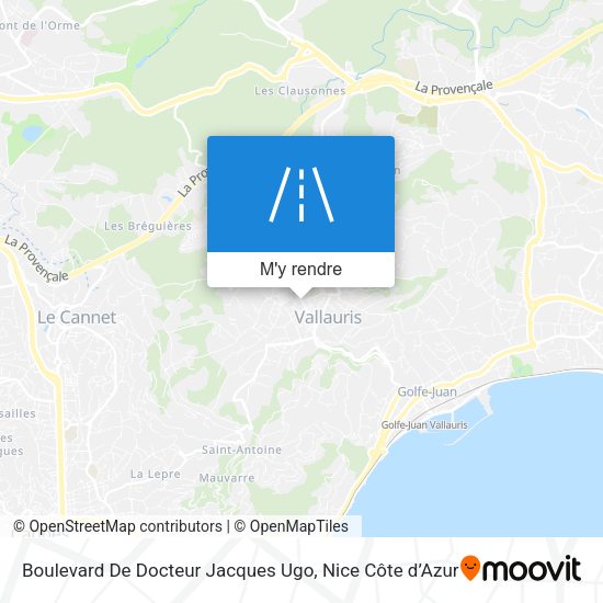 Boulevard De Docteur Jacques Ugo plan