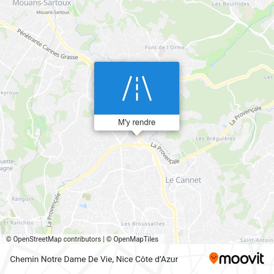 Chemin Notre Dame De Vie plan