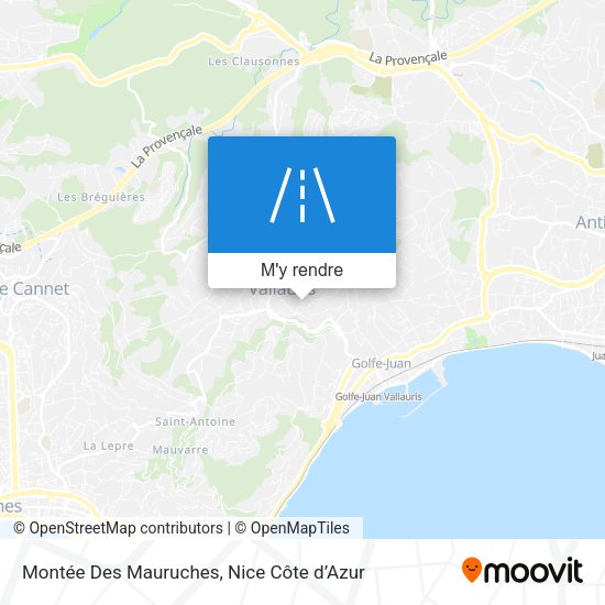 Montée Des Mauruches plan