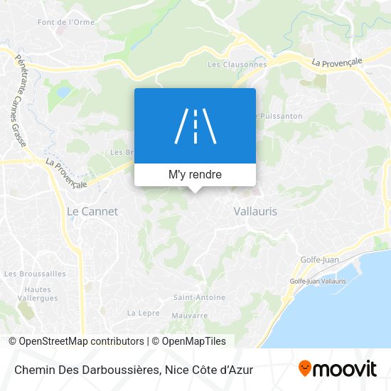 Chemin Des Darboussières plan