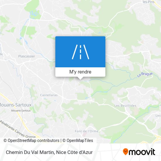Chemin Du Val Martin plan