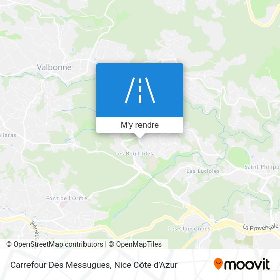 Carrefour Des Messugues plan