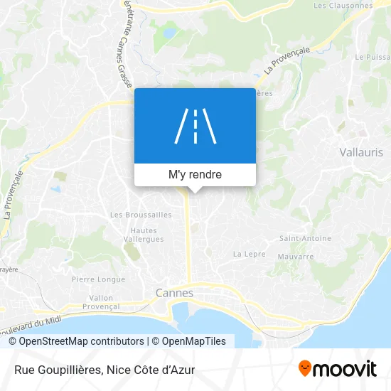Rue Goupillières plan