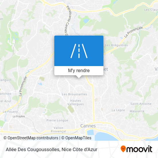 Allée Des Cougoussolles plan
