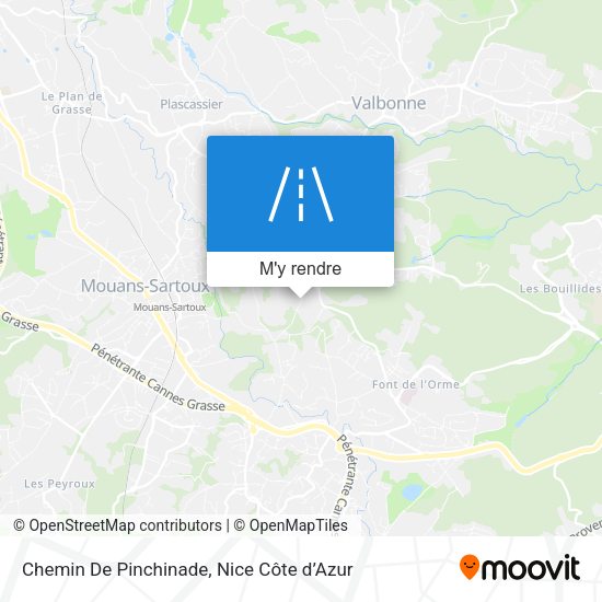 Chemin De Pinchinade plan