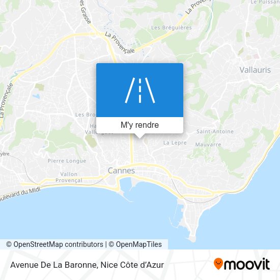 Avenue De La Baronne plan