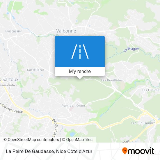 La Peire De Gaudasse plan