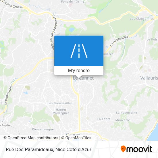 Rue Des Paramideaux plan