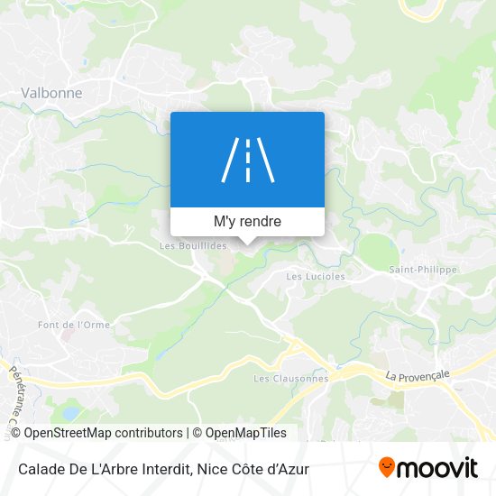 Calade De L'Arbre Interdit plan