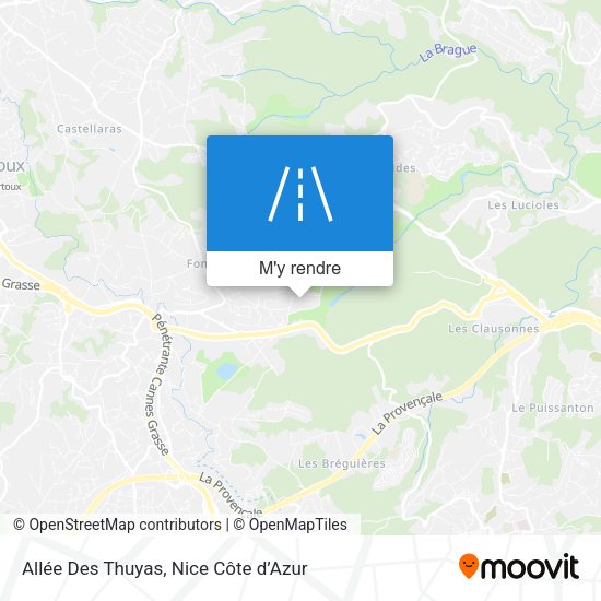 Allée Des Thuyas plan