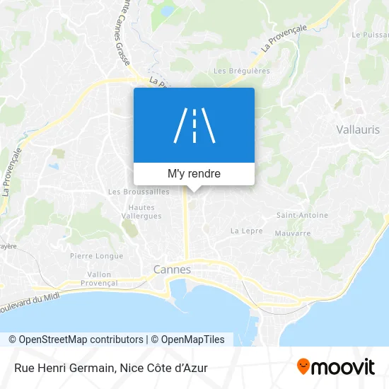 Rue Henri Germain plan