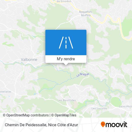 Chemin De Peidessalle plan