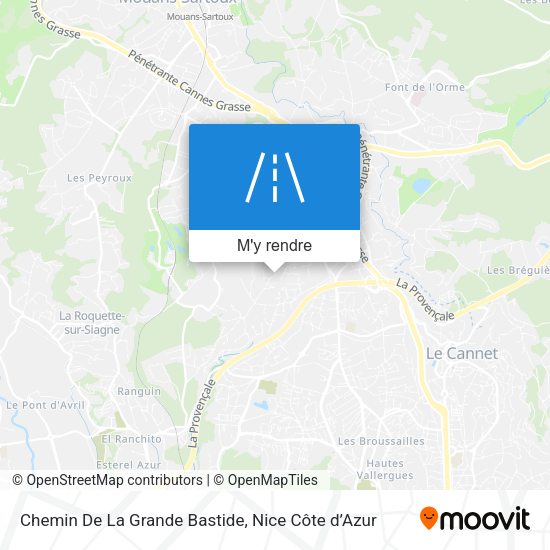 Chemin De La Grande Bastide plan