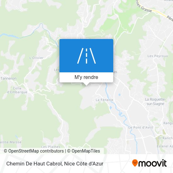 Chemin De Haut Cabrol plan