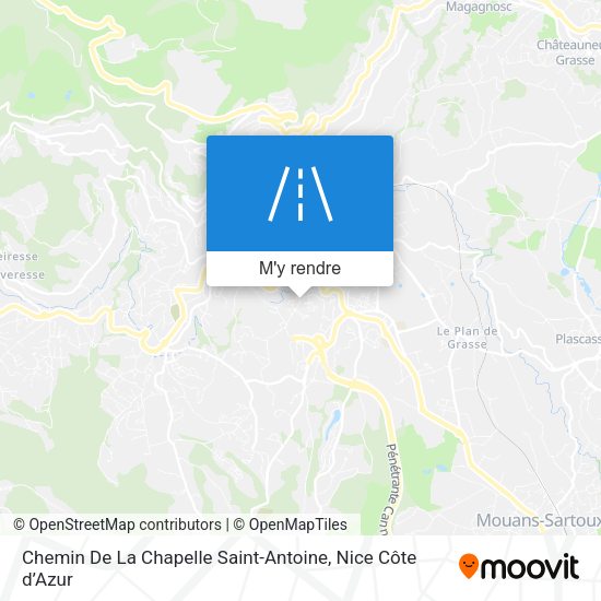 Chemin De La Chapelle Saint-Antoine plan
