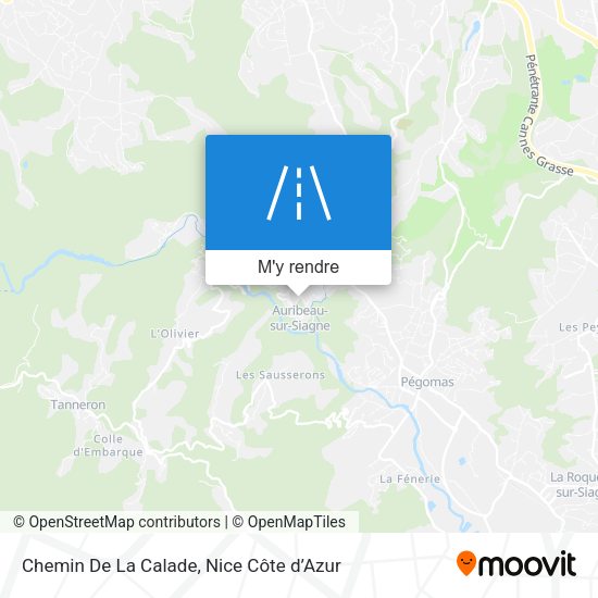 Chemin De La Calade plan