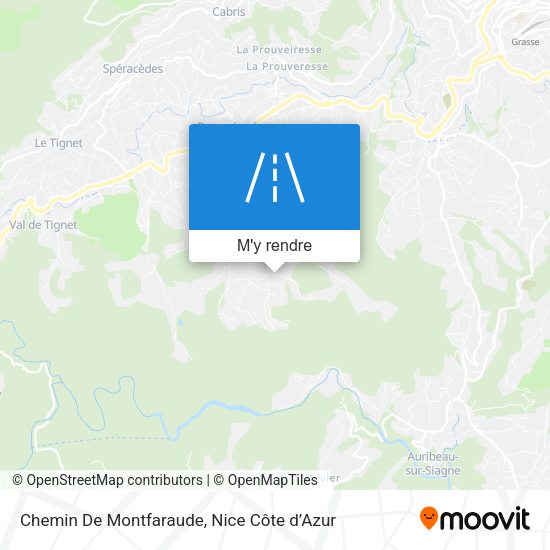 Chemin De Montfaraude plan