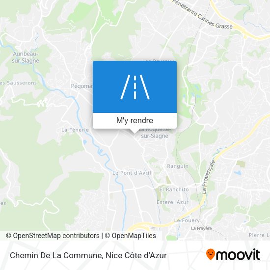 Chemin De La Commune plan