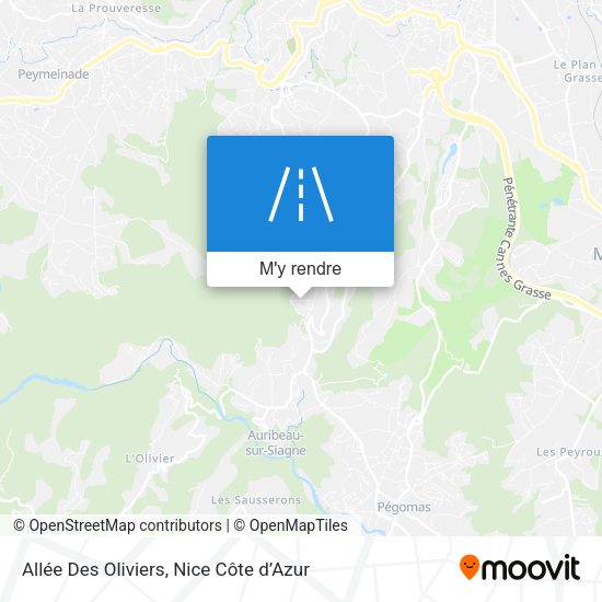 Allée Des Oliviers plan
