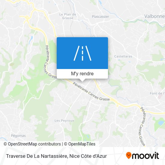 Traverse De La Nartassière plan