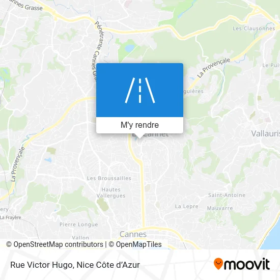 Rue Victor Hugo plan