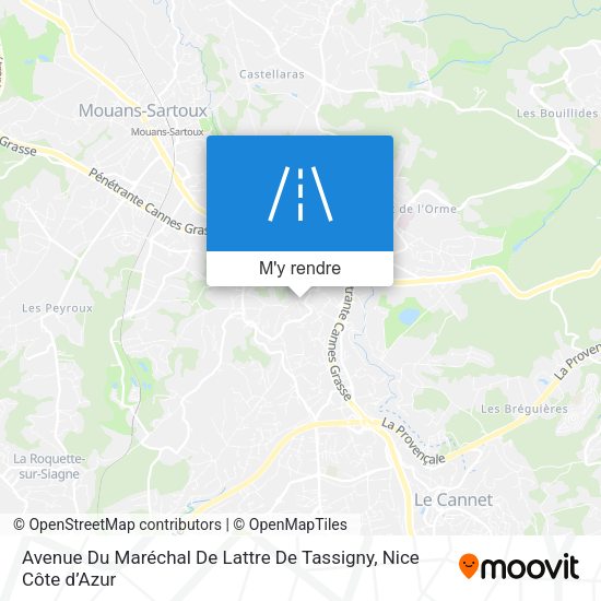 Avenue Du Maréchal De Lattre De Tassigny plan